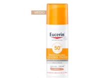 Eucerin Solar Facial Photoaging Gel-Crema Anti-Edad (FPS 50+) COLOR Tono Medio 50 ml