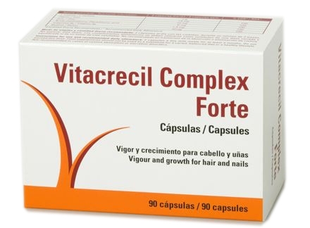 Vitacrecil Complex Forte Para el Cabello y Uñas 90 Cápsulas