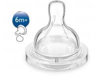 AVENT 2 Tetinas Classic de Silicona 6m+ Flujo Papilla