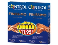 Control Finíssimo Preservativo Pack Mega Ahorro 12 + 12 Unidades
