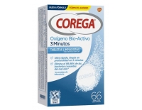 Corega Oxígeno Bio-Activo Tabletas Limpiadoras 66 Tabletas FORMATO AHORRO