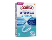 Corega Tabletas Limpiadoras Ortodoncias y Férulas 36 Tabletas