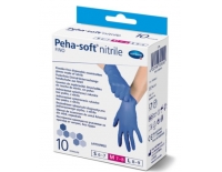 Hartmann Guantes Nitrilo Fino Azul Peha-soft Talla-M 10 Unidades