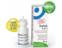 Hyabak Solucion Hidratante Tambien Para Uso Con Lentes de Contacto 10 ml