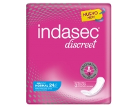 Indasec Discreet Normal 24 Compresas