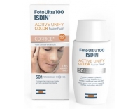 Isdin Fotoprotector Solar Facial FotoUltra 100 Active Unify(SPF50+)COLOR Antimanchas Fluido 50ml