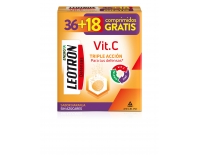Leotron Vitamina C Sabor Naranja 36 Comprimidos + REGALO 18 Comprimidos