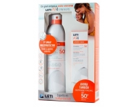 LetiAT4 Defense Pack Spray (SPF 50+) Pieles Atópicas 200 ml + Defense Crema Facial (SPF50+) 50 ml