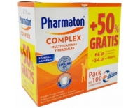 Pharmaton Complex 66  Comprimidos + REGALO 34 Comprimidos