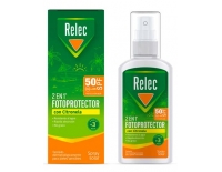 Relec 2 en 1 Fotoprotector (SPF50) Con Citronela Spray 100 ml