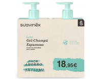 Suavinex Cosmética Bebés Gel-Champú Espumoso DUPLO 750 + 750 ml