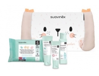 Suavinex Cosmética Bebé Organizador de Cuna 4 Productos Conejito Rosa