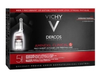 VICHY Dercos Aminexil Clinical 5 Tratamiento Anticaída Hombre 21 Monodosis de 6 ml