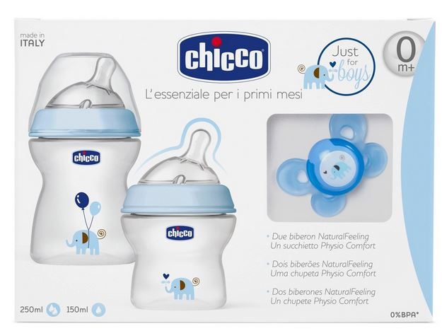 Biberón Natural Feeling 150ml Chicco para Recién Nacidos