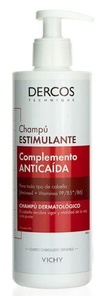 VICHY Dercos Champú Estimulante Anticaída 400 ml