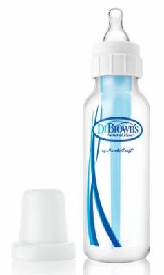 Comercialización explorar Partido Dr Brown's Biberón Natural Flow Tetina Silicona Boca Estrecha 240 ml