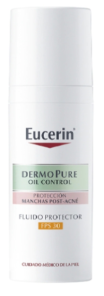 Eucerin Dermopure Oil Control Fluido Facial (FPS30) Marcas Post-Acné 50 ml