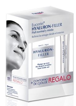 Eucerin Hyaluron-Filler Crema Día Piel Normal/Mixta 50ml + Regalo Contorno de Ojos