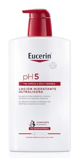Eucerin pH5 Loción Hidratante Corporal Ultraligera 1000 ml PRECIO ESPECIAL