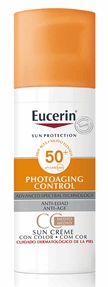 Eucerin Solar Facial Photoaging Control CC Crema Con COLOR Tono Medio (SPF50+) 50 ml