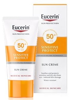 Eucerin Solar Sensitive Protect Crema Piel Normal y Seca (SPF50+) 50 ml