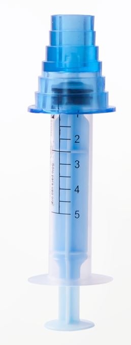 Interapothek Jeringuilla Con Adaptador Para Medicación Oral 1 Unidad Azul