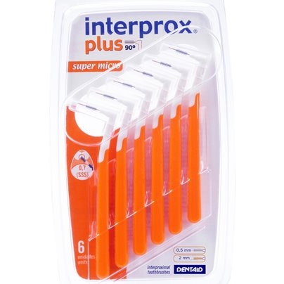 Interprox Plus Super Micro Cepillo Dental Interproximal 6 Unidades