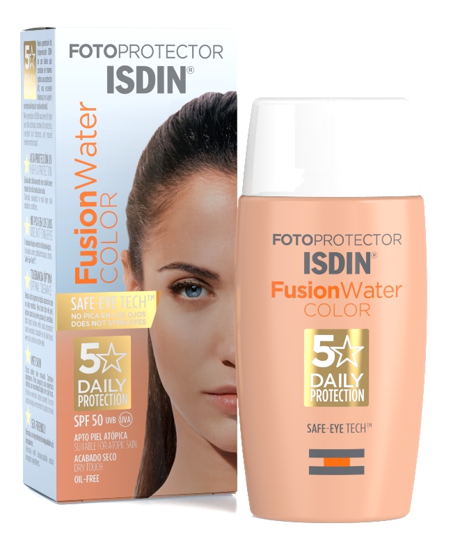Isdin Fotoprotector Solar Facial Fusion Water COLOR MEDIUM (SPF 50) 50 ml