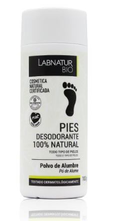 Labnatur Bio Desodorante Natural Alumbre Polvo Pies 100 gr