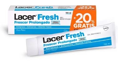 LacerFresh Gel Dentífrico Mal Aliento 125 ml + REGALO 25 ml