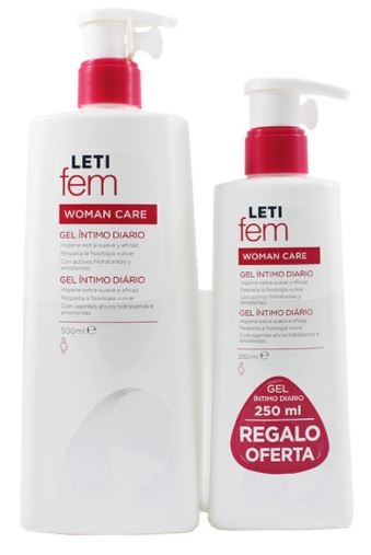 Letifem Woman Care Gel Intimo Diario 500 ml + REGALO 250 ml