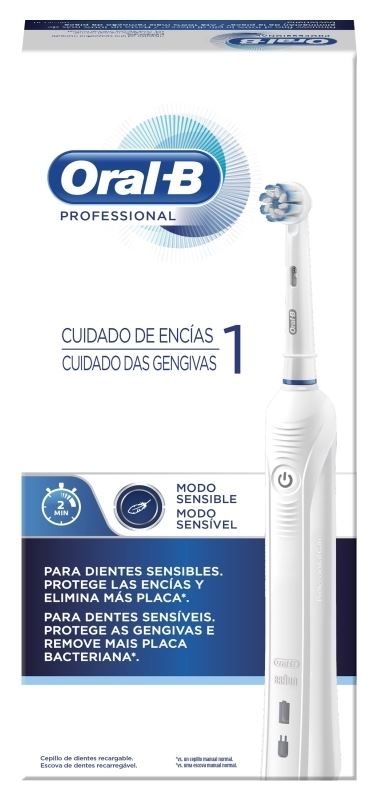 Oral B Cepillo Dental Eléctrico Professional Pro 1 Cuidado Encías 1 Unidad