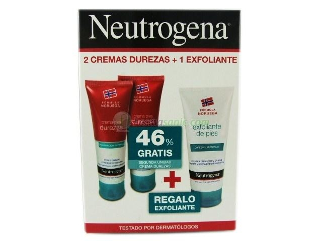 Neutrogena Pies Pack 2 Cremas de Durezas 50 ml + 50 ml + REGALO Exfoliante de Pies 75 ml