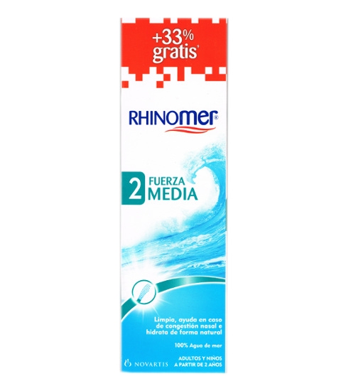 Rhinomer 2 Fuerza Media Limpieza Nasal 135 ml + 33% GRATIS