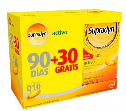 Supradyn Activo 90 Comprimidos + REGALO 30 Comprimidos
