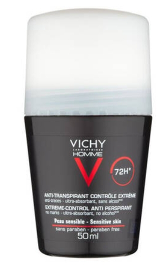 Vichy Desodorante Hombre Antitranspirante 72 Horas Control Extremo 50 ml Roll-on