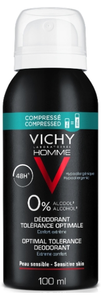 Vichy Desodorante Hombre Tolerancia Optima 48 Horas 100 ml Spray